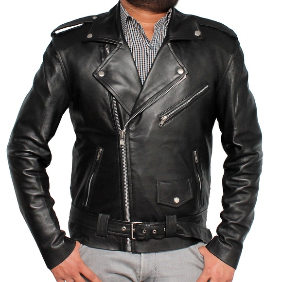 Halloween Mens Serpents REAL Leather Jacket - Picture 3 of 3